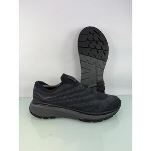 Hoka One One Cavu 3 Slip Black Running Shoes Womens 11 EU 44 Knit Comfort